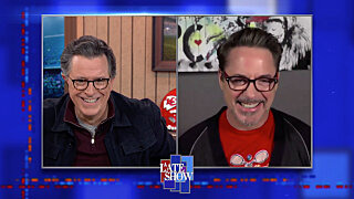 The Late Show with Stephen Colbert — s2021e44 — Robert Downey Jr., Walter Isaacson, Sebastián Yatra & Guyanaa
