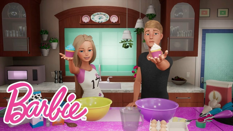 Barbie Vlogs — s01e56 — Barbie and Ken’s Cupcake Baking Experiment