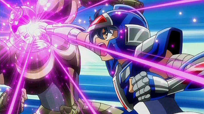 Saint Seiya Omega — s02e09 — The Star of Steel! Subaru, Embrace Your Fighting Spirit of Steel!