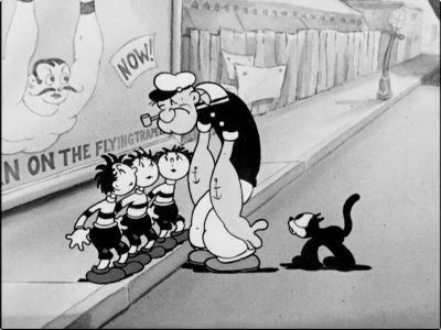 Popeye — s1934e03 — The Man on the Flying Trapeze