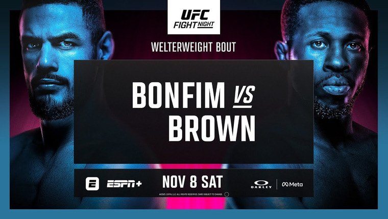 Юфс — s2025e53 — Bonfim vs Brown Prelims