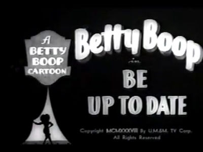 Betty Boop — s1938e02 — Be up to Date