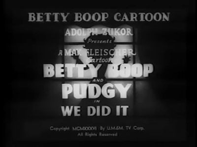 Betty Boop — s1936e04 — We Did It