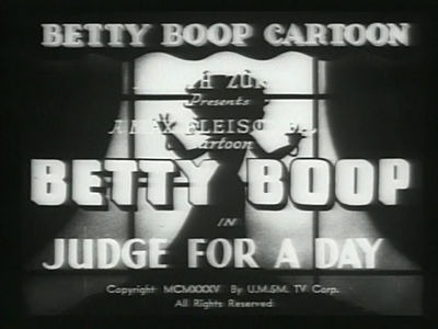 Betty Boop — s1935e09 — Judge for a Day