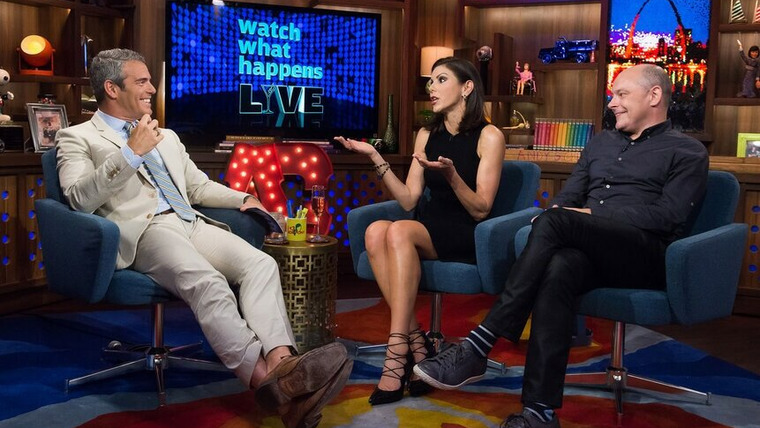 Watch What Happens Live — s13e115 — Heather Dubrow & Rob Corddry