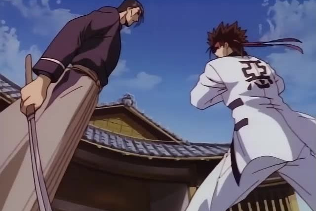 Rurouni Kenshin — s01e28 — Prelude To A New Threat. The Shadow Of The Wolf Is Drawing Near
