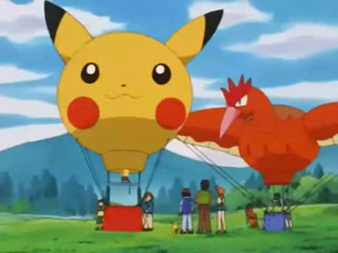 Pocket Monsters — s03e86 — The Big Pokemon Balloon Race! Exceed the Storm!!