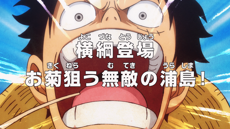 One Piece (JP) — s20e902 — The Yokozuna Appears — The Invincible Urashima Goes After O-Kiku!