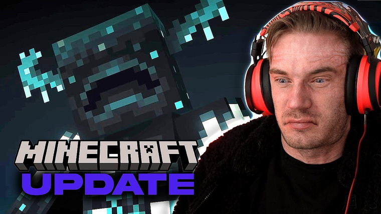 PewDiePie — s13e10 — Minecraft Warden Update is a NIGHTMARE!