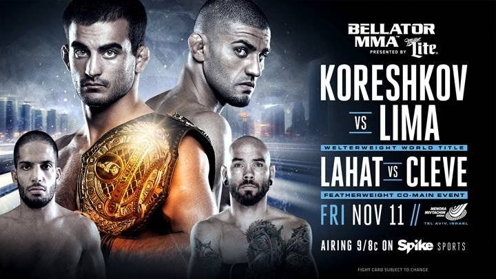 Bellator MMA Live — s13e17 — Bellator 164: Koreshkov vs. Lima 2