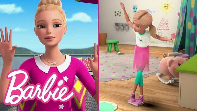 Barbie Vlogs — s01e126 — Floor is Lava Challenge with Chelsea!