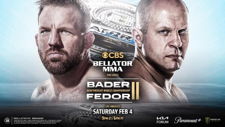 Bellator MMA Live — s20e01 — Bellator 290: Bader vs Fedor 2