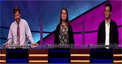 Jeopardy! — s2019e150 — Felicity Flesher Vs. Jeff Jetton Vs. Shanon Delaney, Show # 8130.