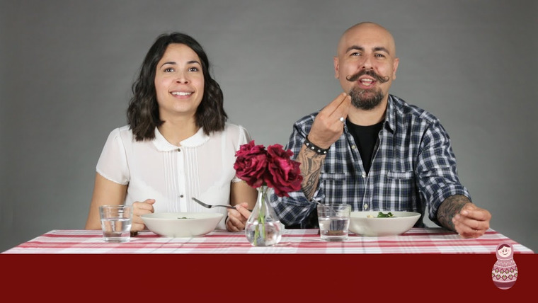 Эмоциональные итальянцы by MilanTV — s02e19 — Итальянцы пробуют русские салаты