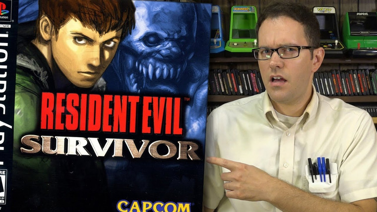 Злостный видеоигровой задрот — s12e05 — Resident Evil Survivor