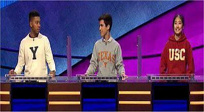 Jeopardy! — s2020e76 — Jim Gilligan Vs. Tanay Kothari Vs. Julia Shear Kushner, show # 8246.