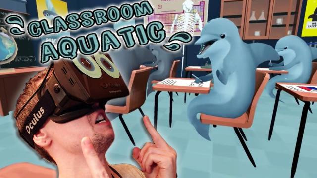 Jacksepticeye — s03e175 — BECOME THE DOLPHIN | Classroom Aquatic