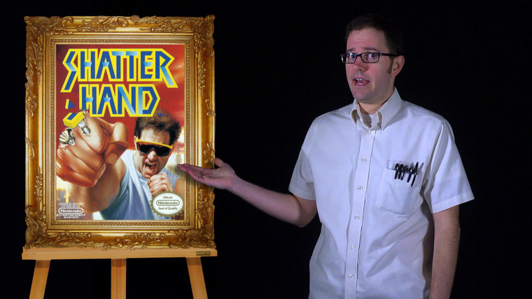 The Angry Video Game Nerd — s09 special-0 — Bad Game Cover Art #3 - Shatterhand (NES)