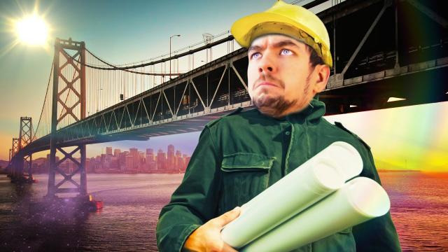 Jacksepticeye — s04e390 — BUILD A BRIDGE AND GET OVER IT | Bridge Constructor