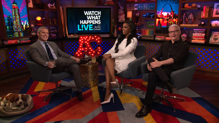Watch What Happens Live — s16e69 — Porsha Williams and Anderson Cooper