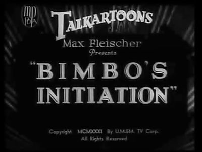 Betty Boop — s1931e04 — Bimbo's Initiation