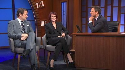 Late Night with Seth Meyers — s2014e53 — Nick Offerman, Megan Mullally, Gilbert Gottfried, Kip Moore