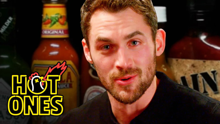 Hot Ones — s03e16 — Kevin Love Gets Dunked On by Spicy Wings