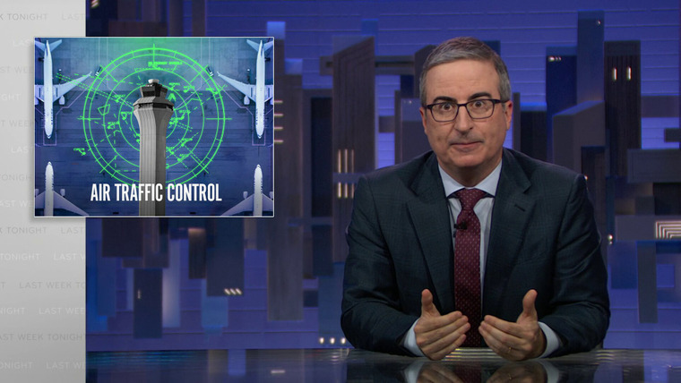 События прошедшей недели с Джоном Оливером — s12e13 — Air Traffic Control