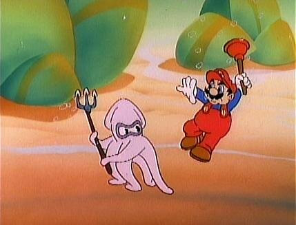 Супершоу супер братьев Марио — s01e47 — Mario of the Deep