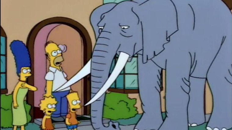 Симпсоны — s05e17 — Bart Gets an Elephant