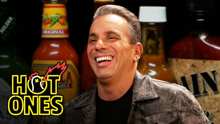 Hot Ones — s22e10 — Sebastian Maniscalco Is Thankful While Eating Spicy Wings
