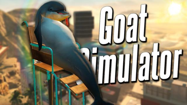 s05e36 — WHEELCHAIR DOLPHIN | Goat Simulator PayDay DLC #1