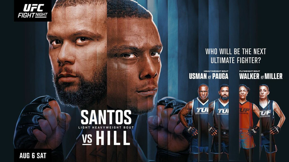 s2022e19 — UFC on ESPN 40: Santos vs. Hill