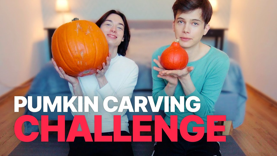 s07e27 — Pumpkin Carving! — Couple Challenge