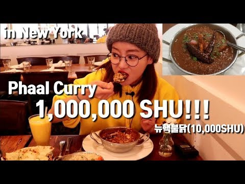 s04e32 — [ENG SUB]1,000,000스코빌 뉴핵불닭의 100배 뉴욕 극강의 매운카레 도전먹방 (Phaal Curry) Extreme Curry challenge mukbang