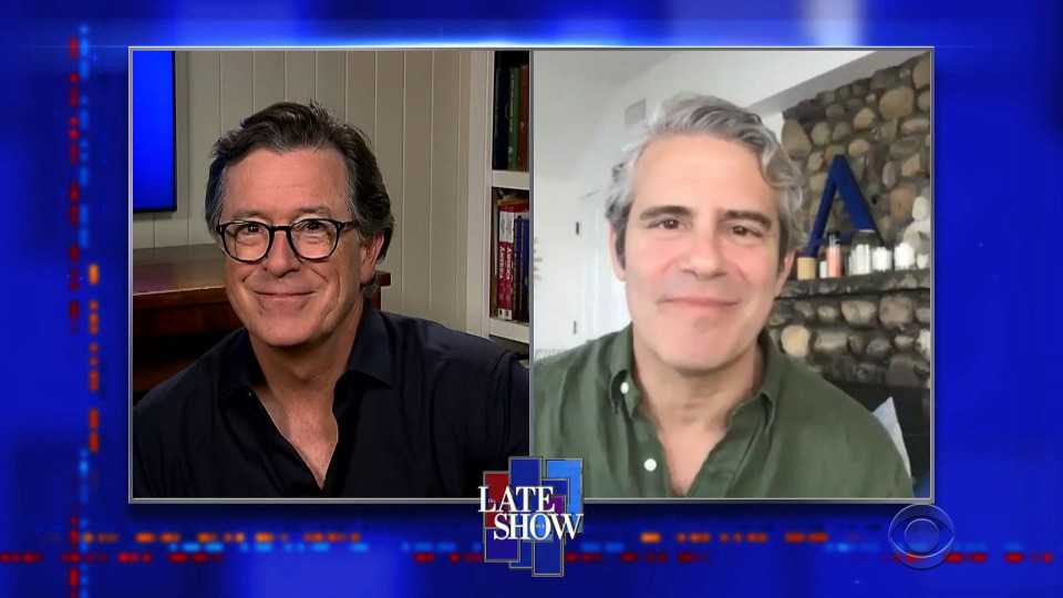 s2020e94 — Stephen Colbert from home, with Andy Cohen, Phoebe Bridgers