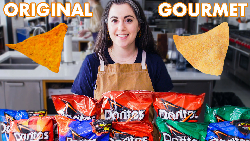 s01e18 — Pastry Chef Attempts to Make Gourmet Doritos
