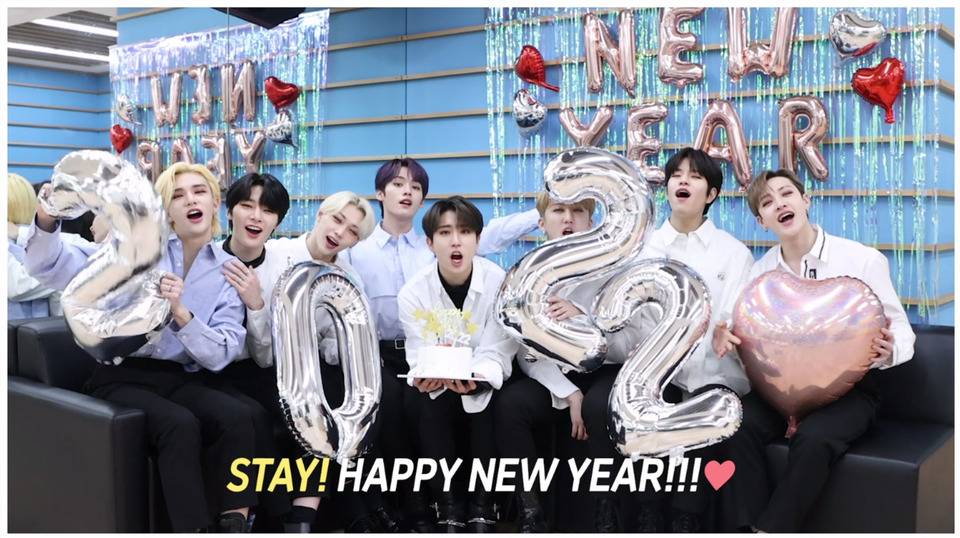 s2022e01 — 2022 HAPPY NEW YEAR MESSAGE💓 FROM. Stray Kids