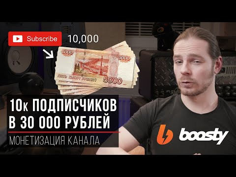 s04e13 — Превращаем 10 000 подписчиков в 30 000 рублей в месяц. Монетизация YouTube-канала на Boosty