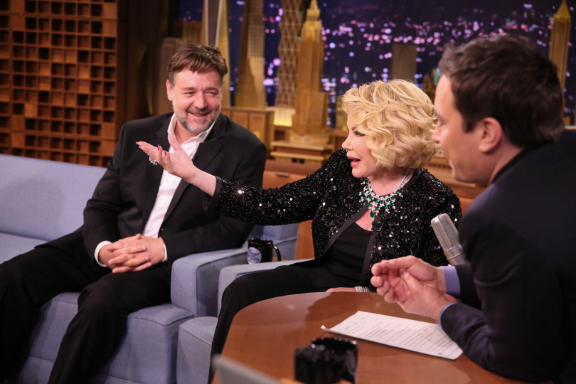 s2014e29 — Russell Crowe, Joan Rivers, the National