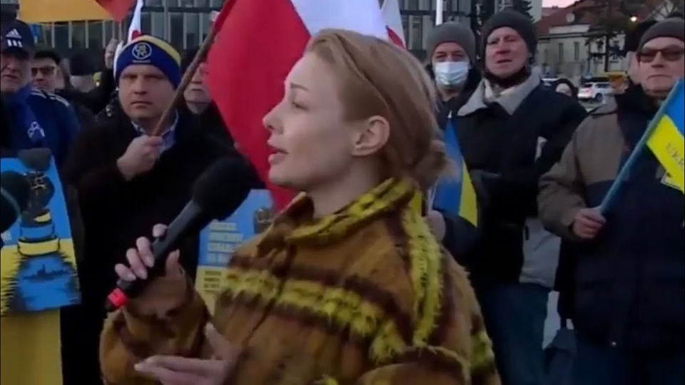 s06e65 — Тина Кароль в Варшаве на митинге за УКРАИНУ!