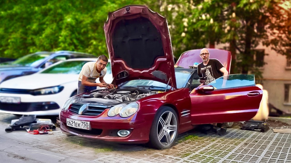 Пацан купил Мерс SL за 350тр. Но, есть нюанс…