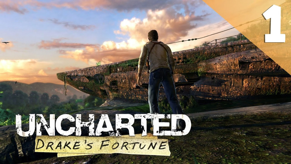 s2016e18 — Uncharted: Drake's Fortune [PS4] #1: Начало приключений