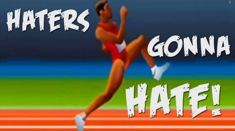 s03e222 — HATERS GONNA HATE - QWOP (flash game)