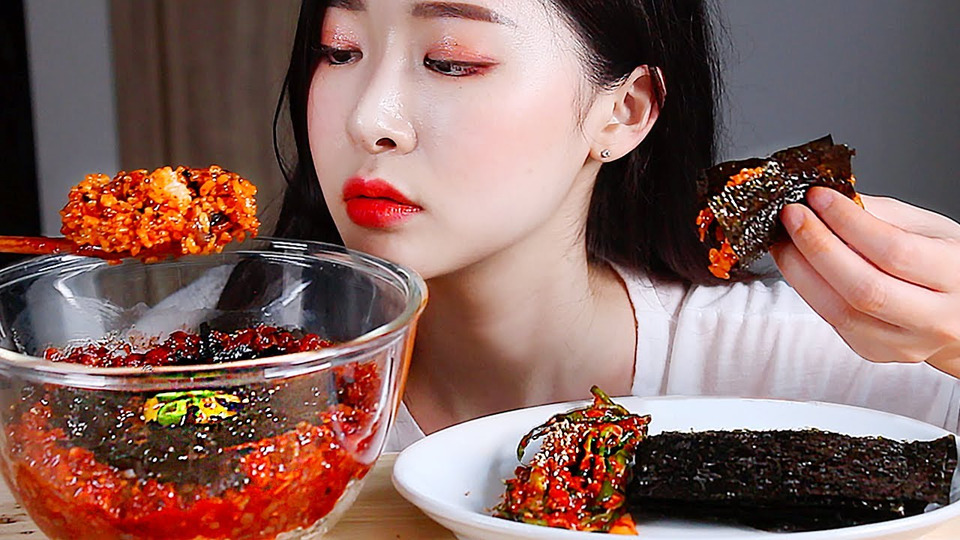 s01e57 — Корейская еда Острый осьминог ASMR Mukbang Eating Show