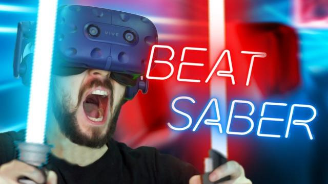 s08e10 — AM I A KPOP YET!? | Beat Saber #2 (HTC Vive Virtual Reality)