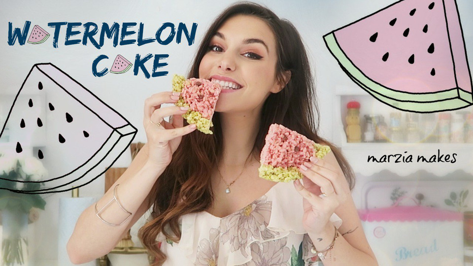 s05 special-426 — WATERMELON RICE KRISPIES CAKE | Marzia Makes
