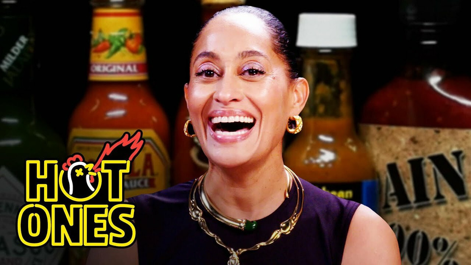 s17e02 — Tracee Ellis Ross Calls For Her Mommy While Eating Spicy Wings