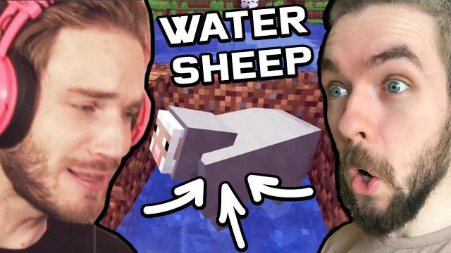 s08e227 — We Found WATER SHEEP In Minecraft w/pewdiepie