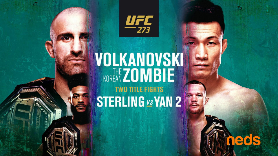 s2022e04 — UFC 273: Volkanovski vs. Korean Zombie